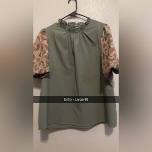 Entro Bubble Sleeve top